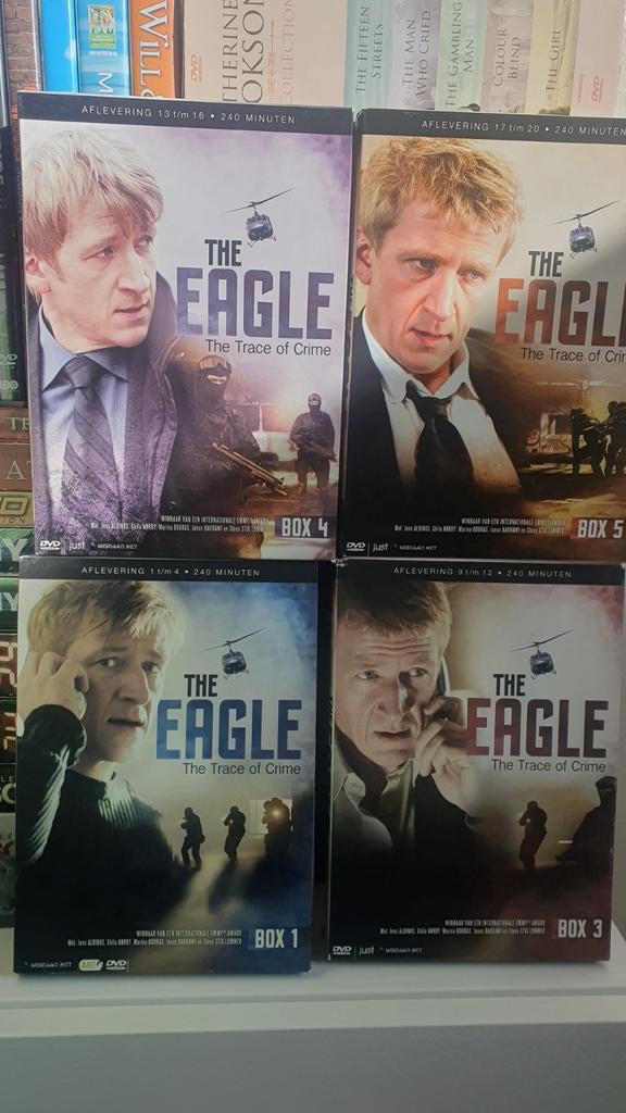 The Eagle - The Trace of Crime DVD Boxset 5x  (geen serie 2), Boxset, Ophalen of Verzenden, Zo goed als nieuw, Vanaf 12 jaar