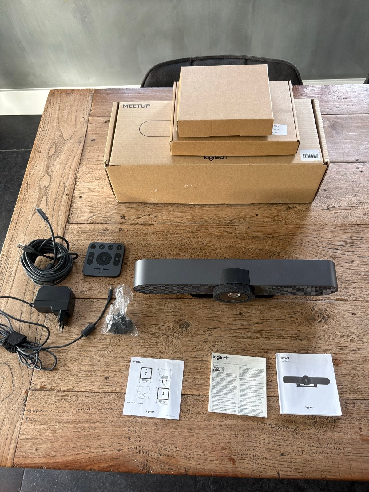 Logitech Meetup Conferencecam - Zo goed als nieuw, Computers en Software, Ophalen of Verzenden, Zo goed als nieuw, Windows, Microfoon