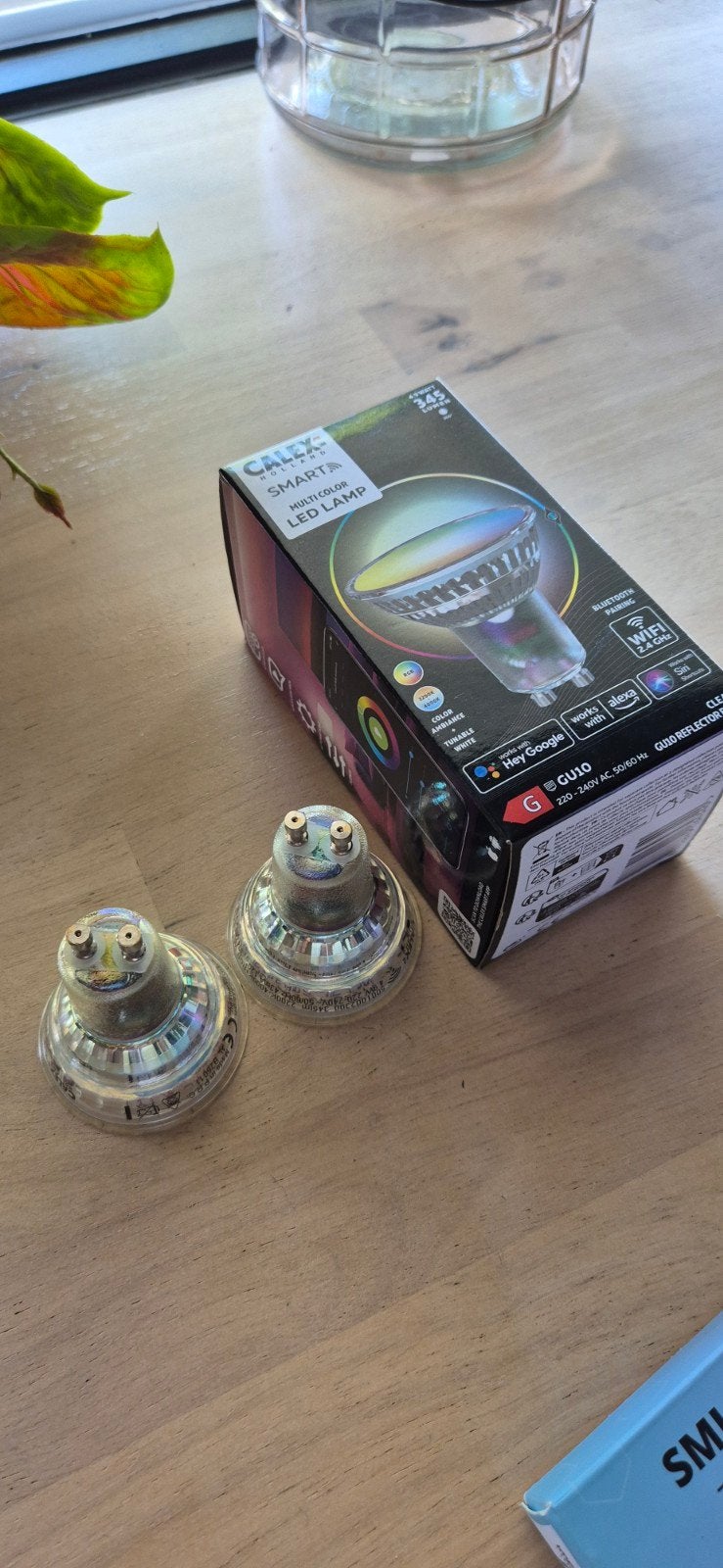 3x Calex Smart GU10 LED Lamp - Multicolor & Dimbaar, Ophalen, Kunststof, GU10, Meerkleurig