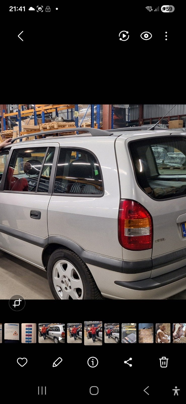 dakdragers opel zafira, Auto diversen, Ophalen, Gebruikt