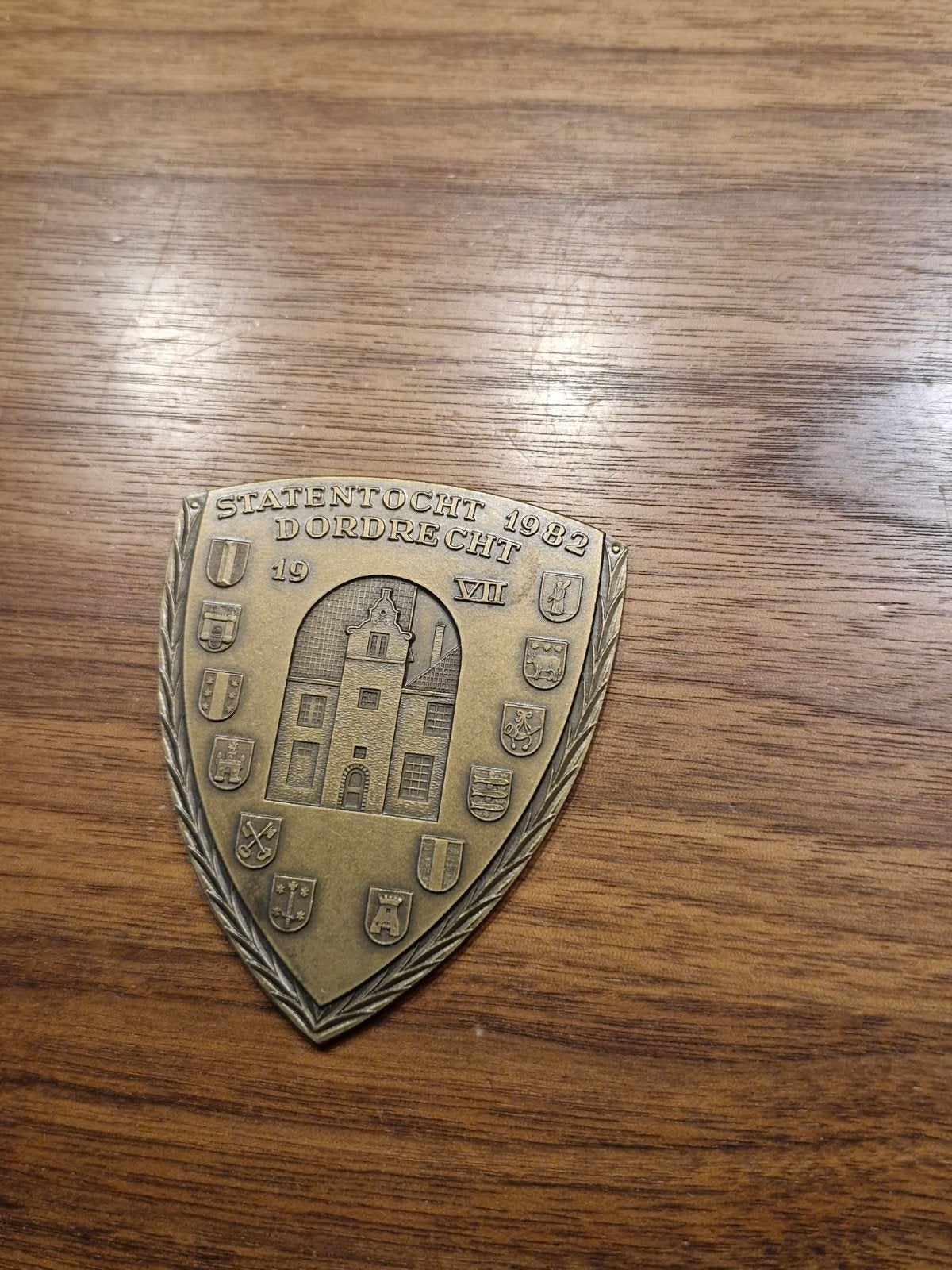 Statentocht 1982 Dordrecht Medaille, plaquette, Ophalen of Verzenden, Gebruikt