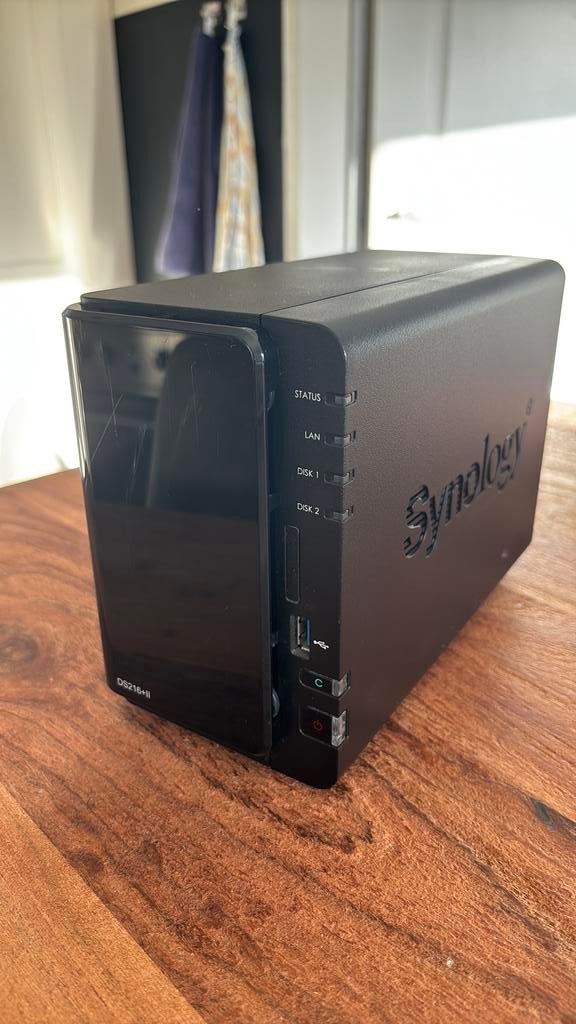 Synology DS216+II 8GB + 1x 5TB, Computers en Software, NAS, Ophalen of Verzenden, Gebruikt