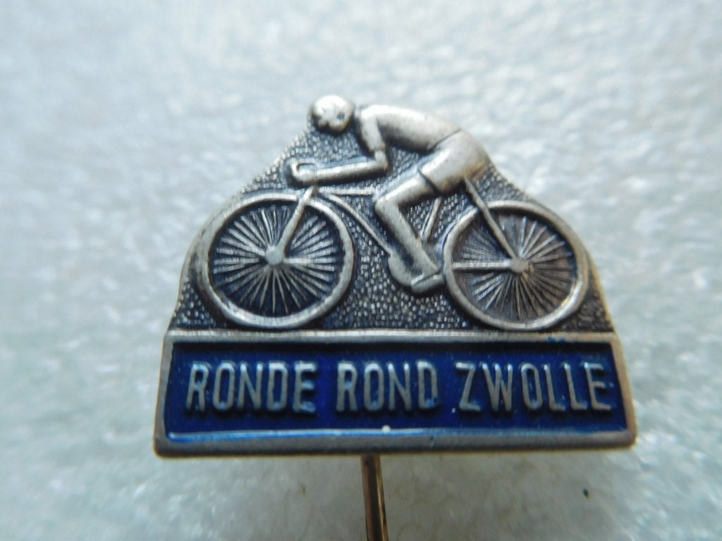 speldje ronde rond Zwolle blauw, Verzamelen, Ophalen of Verzenden, Zo goed als nieuw, Overige onderwerpen