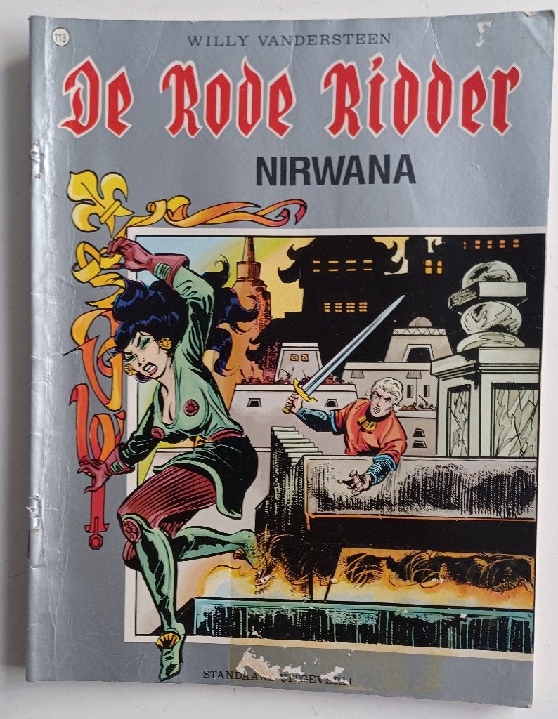 de rode ridder nirwana, Gelezen, Willy Vandersteen, Eén stripboek, Ophalen of Verzenden