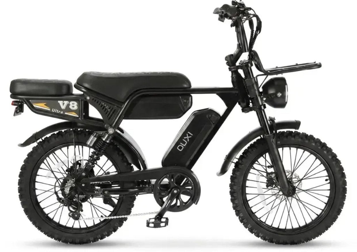 V8 Ultra E-bike met dubbele accu's en accessoires, Overige merken, Ophalen of Verzenden, Zo goed als nieuw, 59 cm of meer