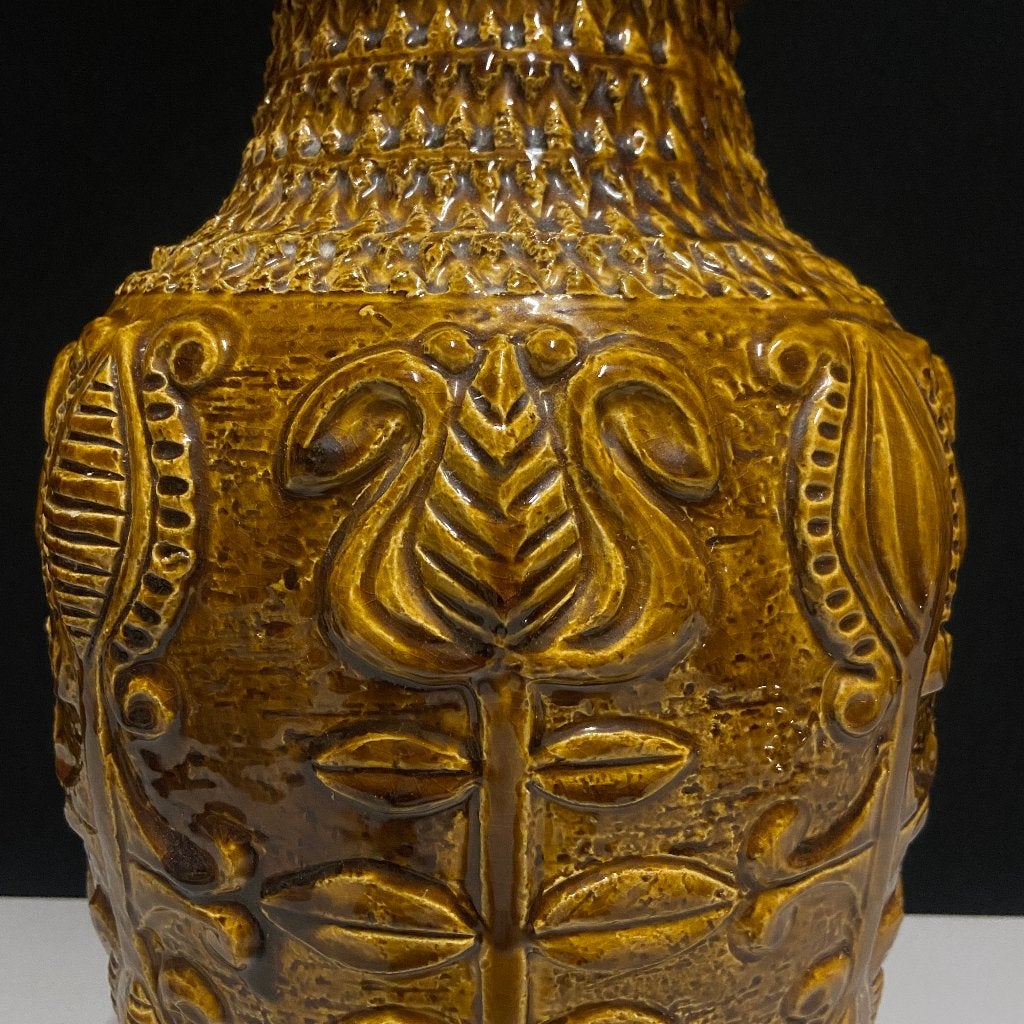 Vintage West Germany Pottery Bay Keramik vaas, Ophalen of Verzenden