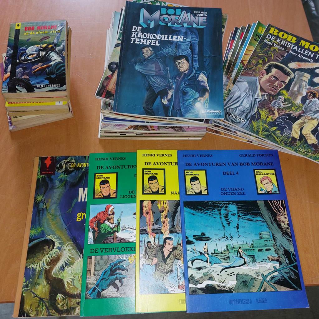 Verzameling 38 x Bob Morane oa Lama, Boeken, Stripboeken, Meerdere stripboeken, Ophalen of Verzenden, Gelezen