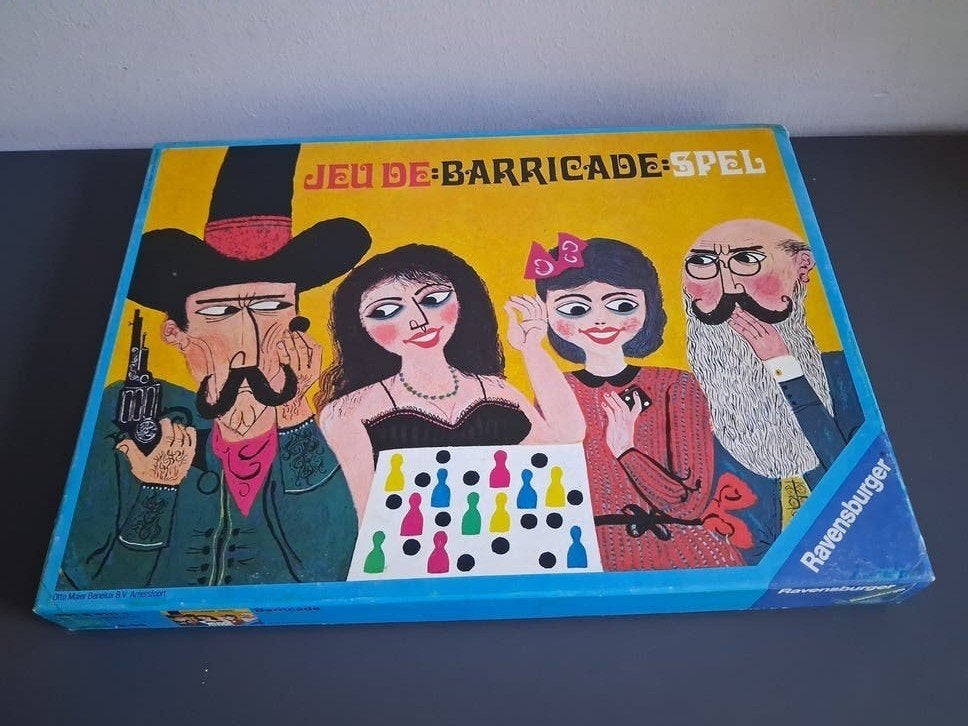 Jeu de Barricade Bordspel Ravensburger Vintage spel, Hobby en Vrije tijd, Gezelschapsspellen | Bordspellen, Vijf spelers of meer