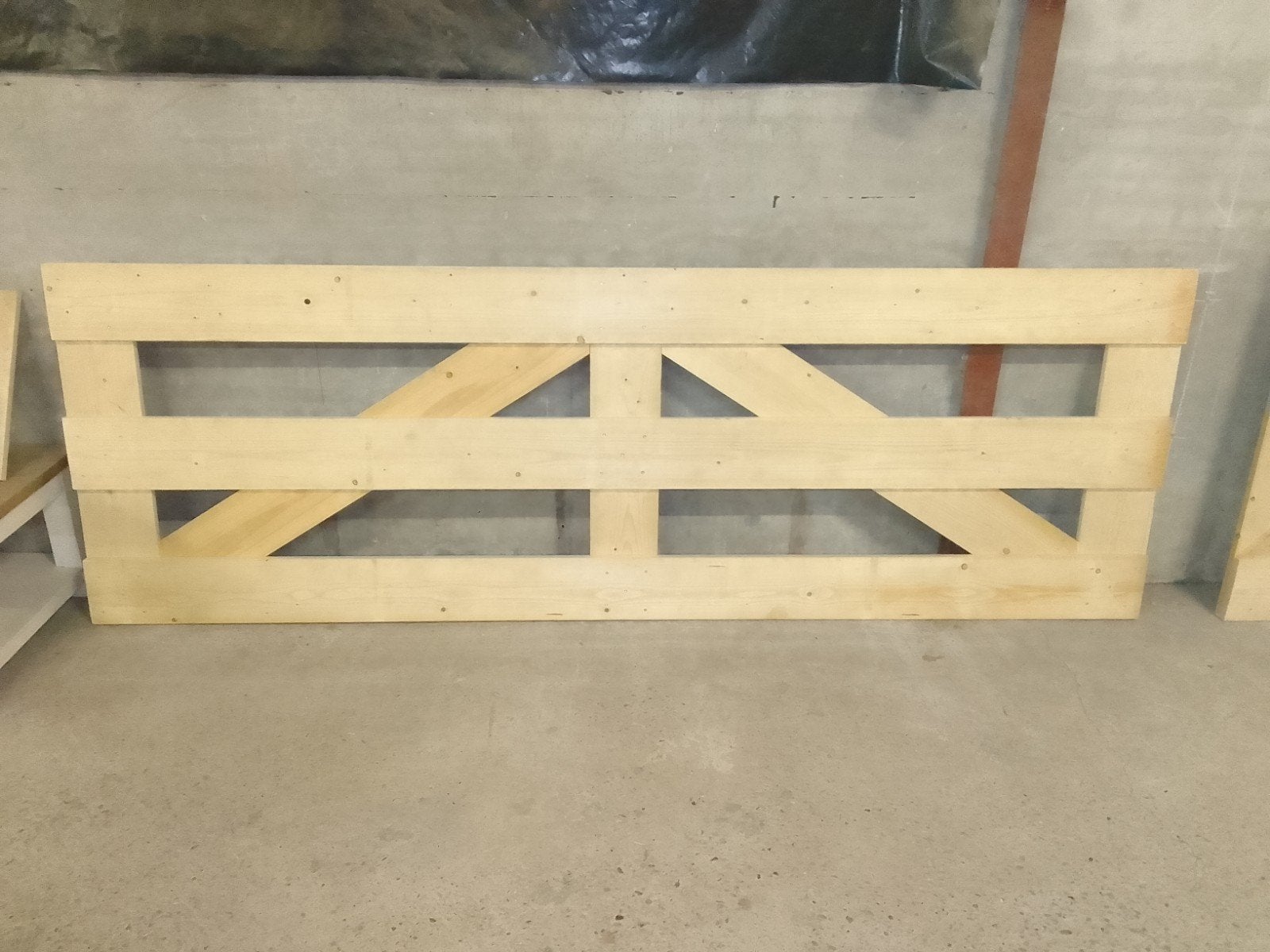 Robuuste landelijke houten land weide hek, Tuin en Terras, Ophalen, Nieuw, Hout, Tuinhek