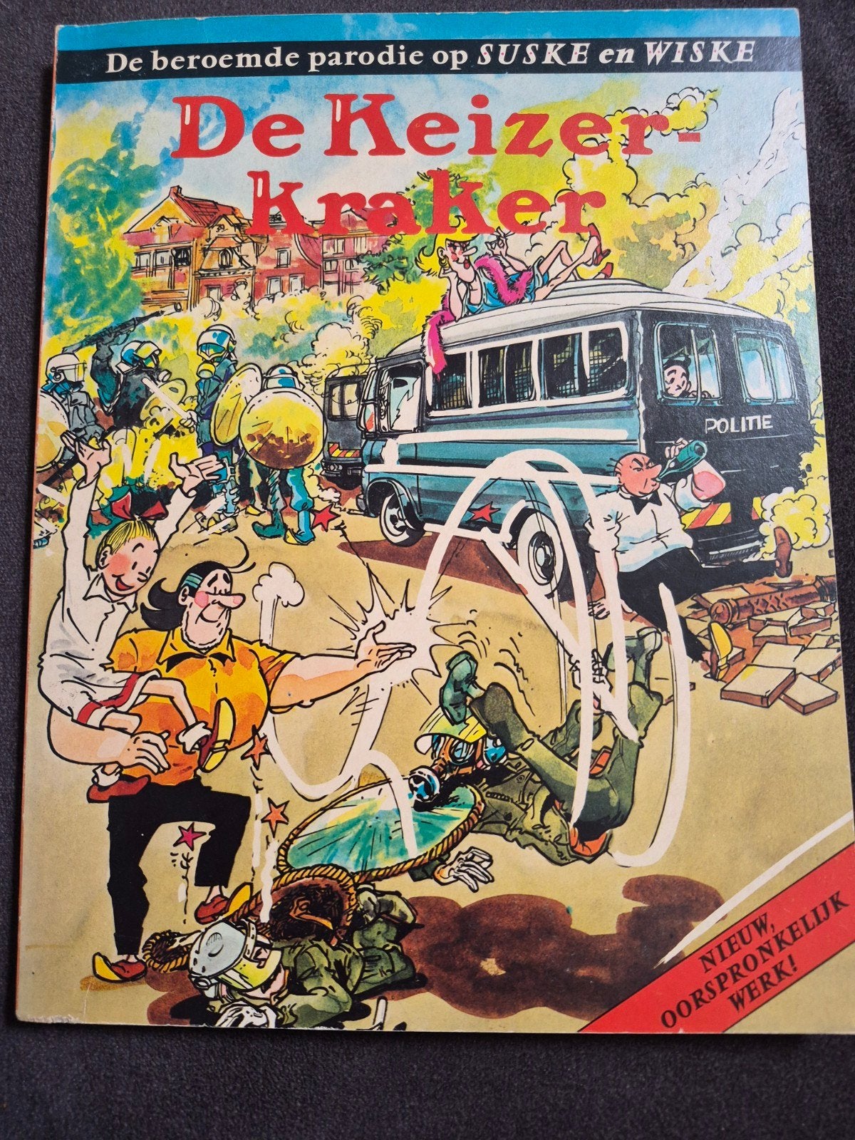 De Keizer-Kraker - Suske en Wiske parodie - 1980, Eén stripboek, Ophalen of Verzenden, Zo goed als nieuw