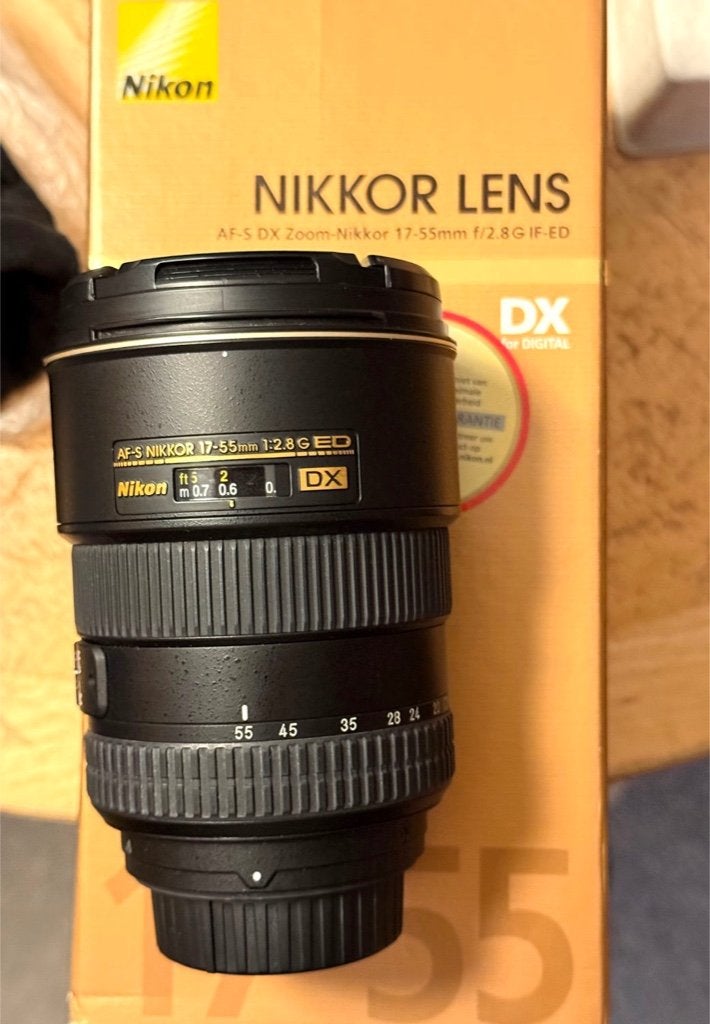 Nikon AF-S 17-55 2.8 G ED DX in nieuwstaat, Ophalen, Nikon, Groothoeklens, Zo goed als nieuw