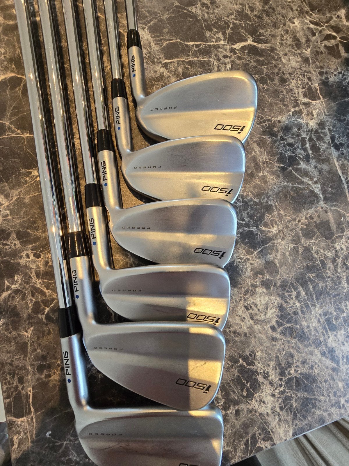 Ping i500 Forged Golfclub iron Set (5-W), Ophalen of Verzenden, Gebruikt, Set, Ping
