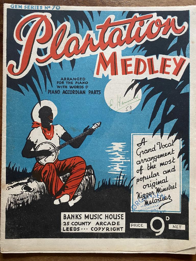 plantation medley uit 1937, Gebruikt, Ophalen of Verzenden, Thema, Accordeon