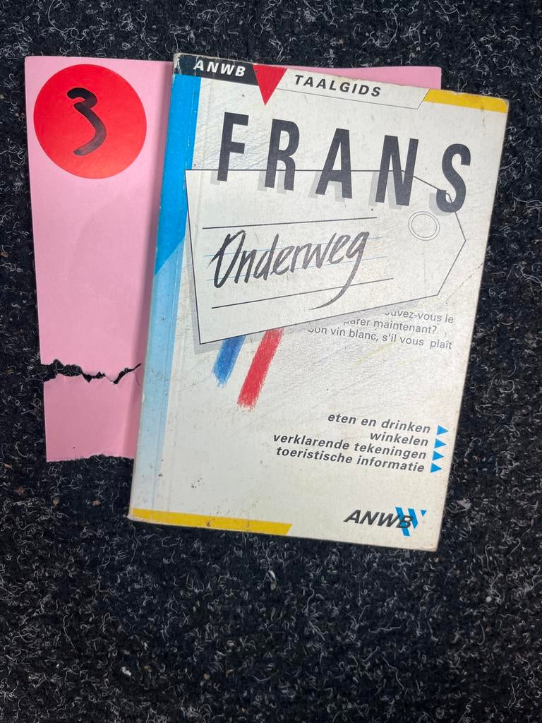 ANWB Taalgids Frans Onderweg - Eten, drinken, winkelen, Boeken, Taal | Frans, Ophalen of Verzenden, Zo goed als nieuw, Non-fictie
