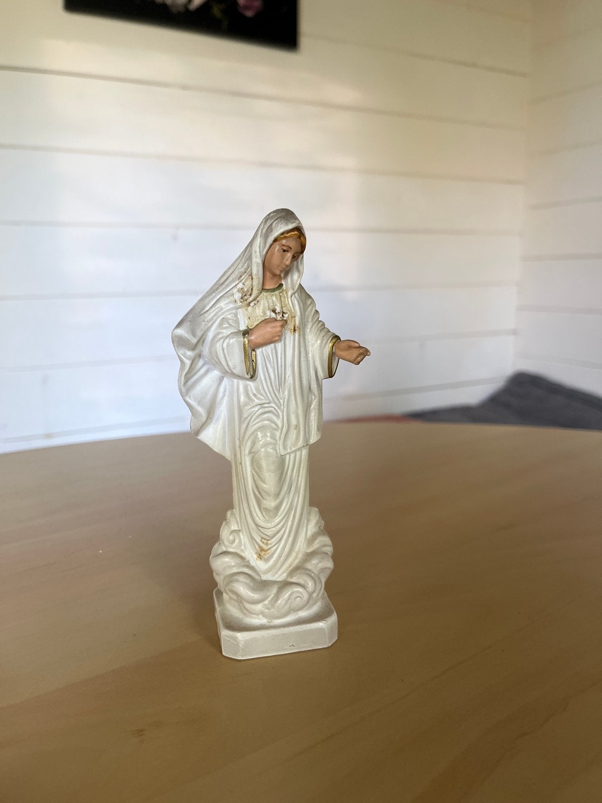 Vintage Mariabeeldje - Religieus Decoratief Beeld, Ophalen of Verzenden