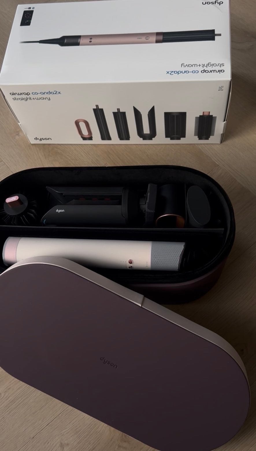 Dyson Airwrap Co-anda 2X Straight+Wavy Styler, Witgoed en Apparatuur, Ophalen of Verzenden, Nieuw, Haarverzorging