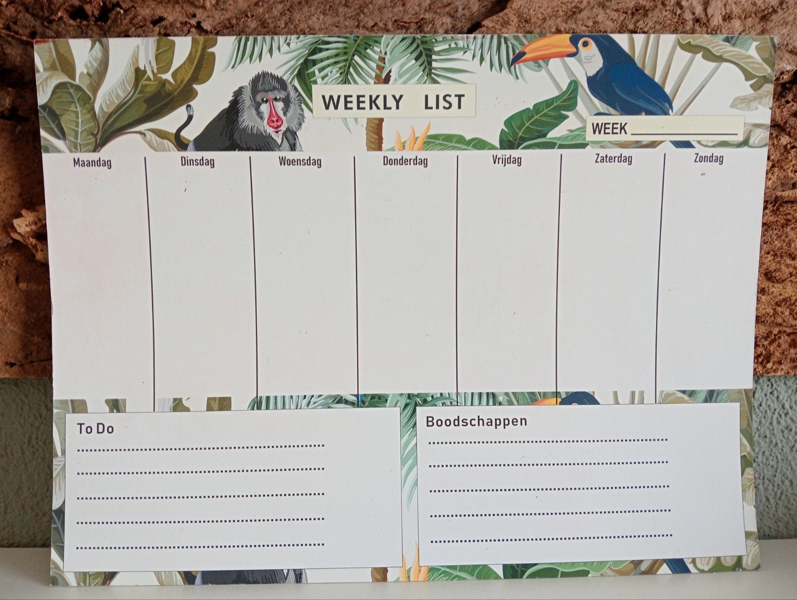 Magnetisch planner, Ophalen of Verzenden
