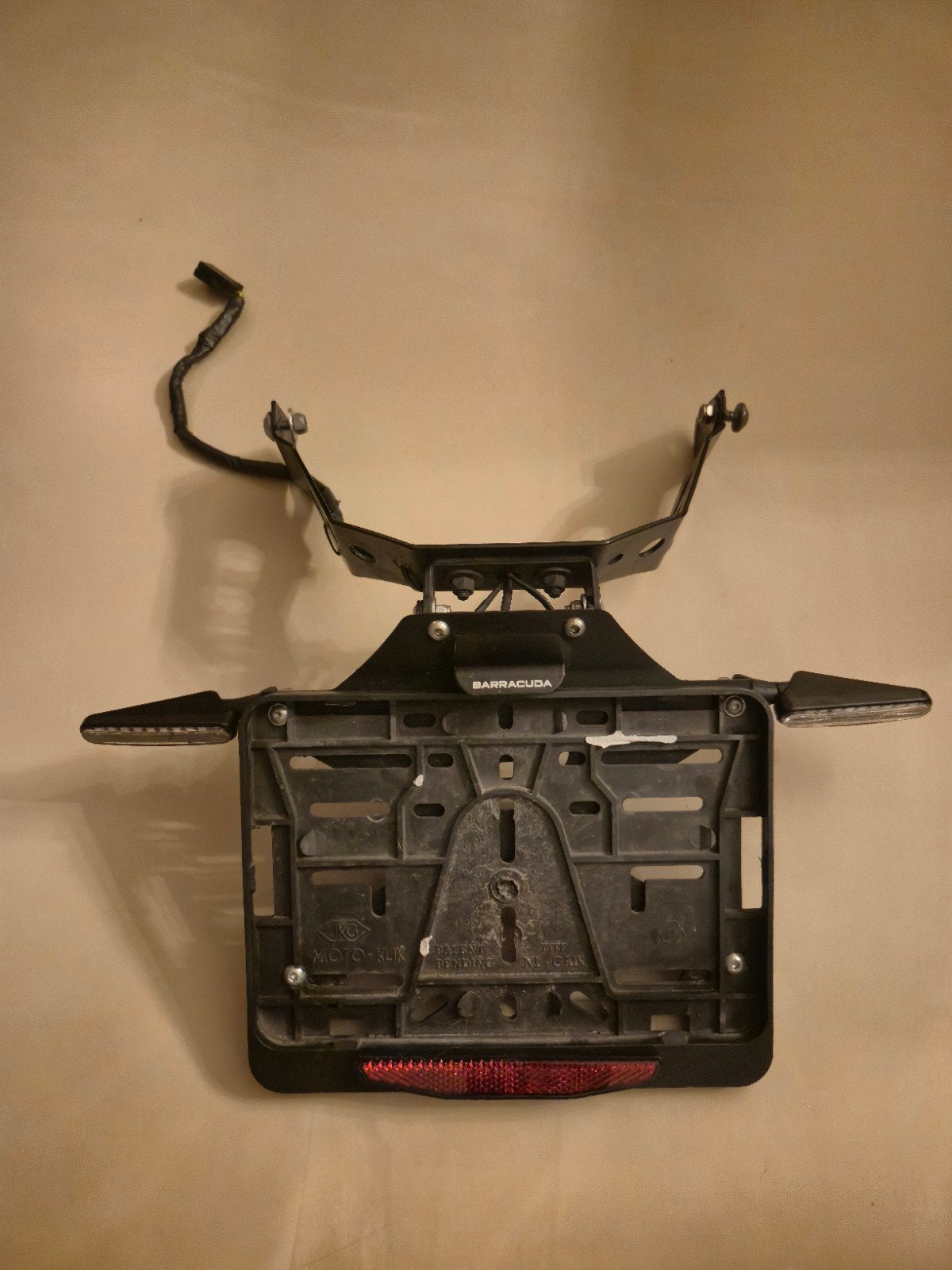 Korte kentekenplaathouder incl knipperlichten, Ophalen of Verzenden