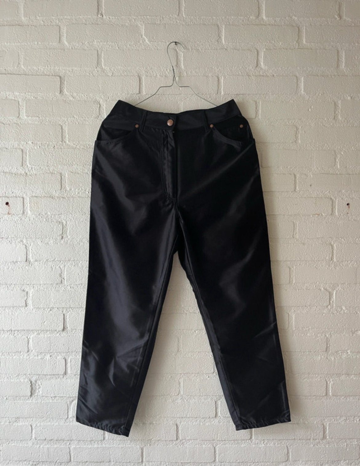 Jean Paul Gaultier vintage metallic pants, Kleding | Dames, Zwart, Ophalen of Verzenden, Zo goed als nieuw, Maat 36 (S)