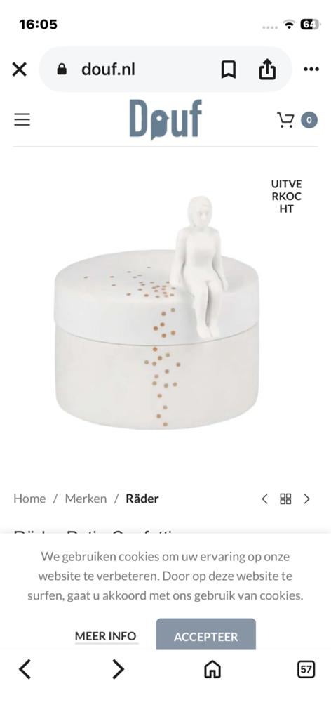 Rader potje, Huis en Inrichting, Ophalen of Verzenden, Zo goed als nieuw