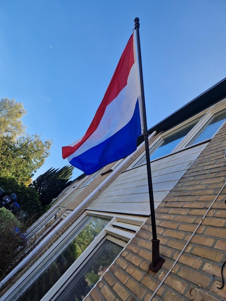 Vlaggenmast met Wandhouder 1,85 meter Nieuw, Ophalen of Verzenden, Nieuw