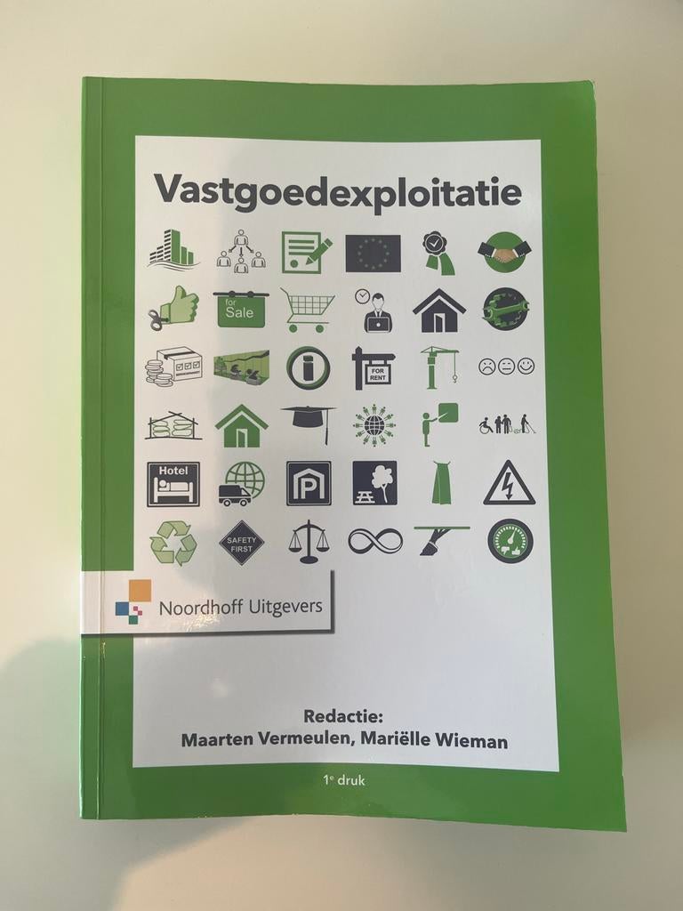 Vastgoedexploitatie - Noordhoff Uitgevers, Boeken, Verzenden, Zo goed als nieuw