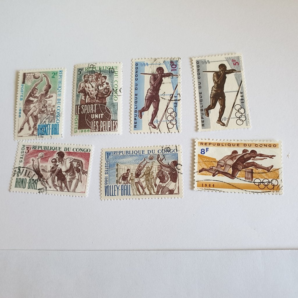 2533 congo sportzegels, Verzenden, Overige landen