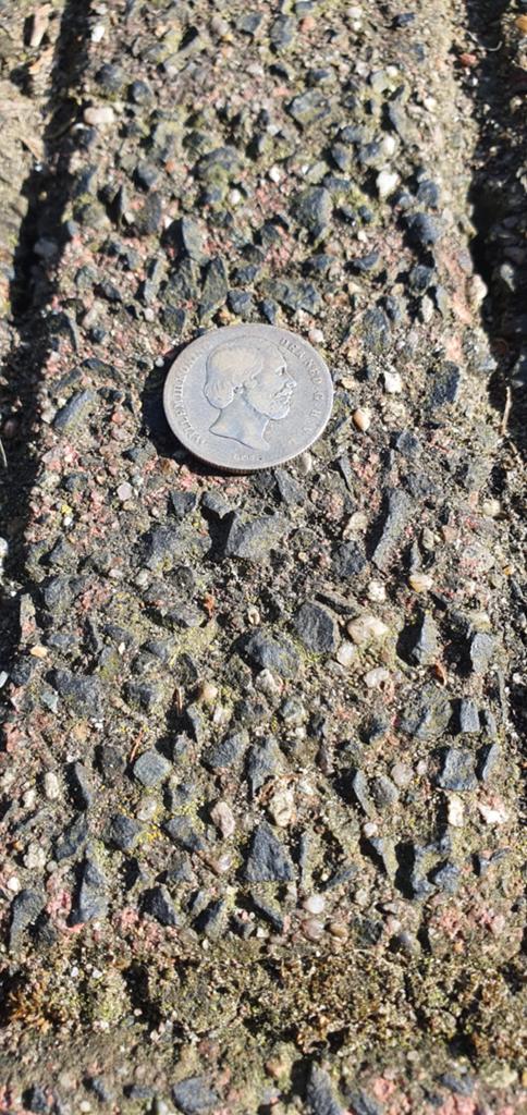 1/2 gulden 1864, Postzegels en Munten, Munten | Nederland, Ophalen of Verzenden