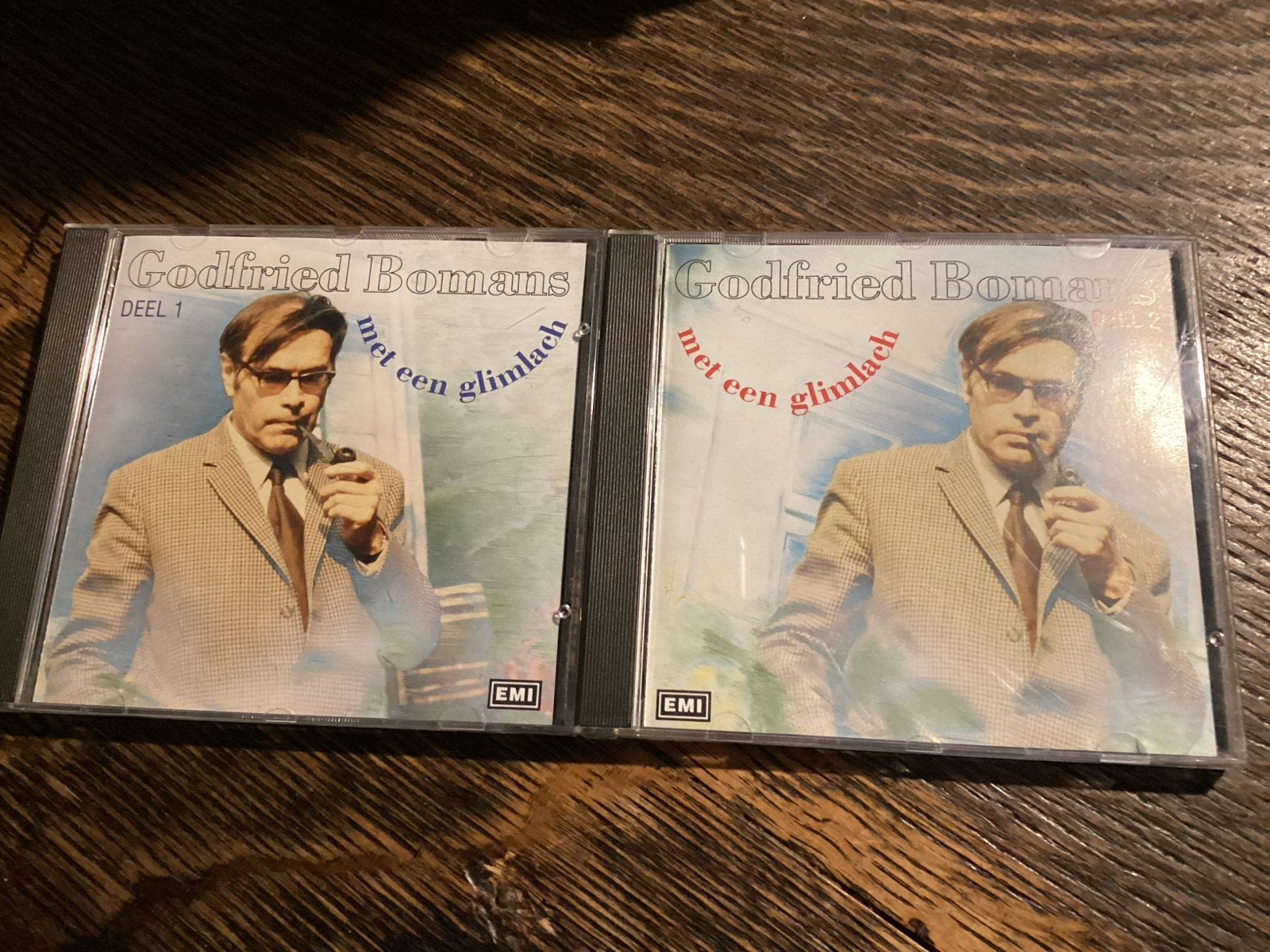 Godfried Bomans - Met een glimlach (Deel 1 & 2) CD, SAMEN 3€, Gebruikt, Overige genres, Ophalen of Verzenden, Inclusief doosje