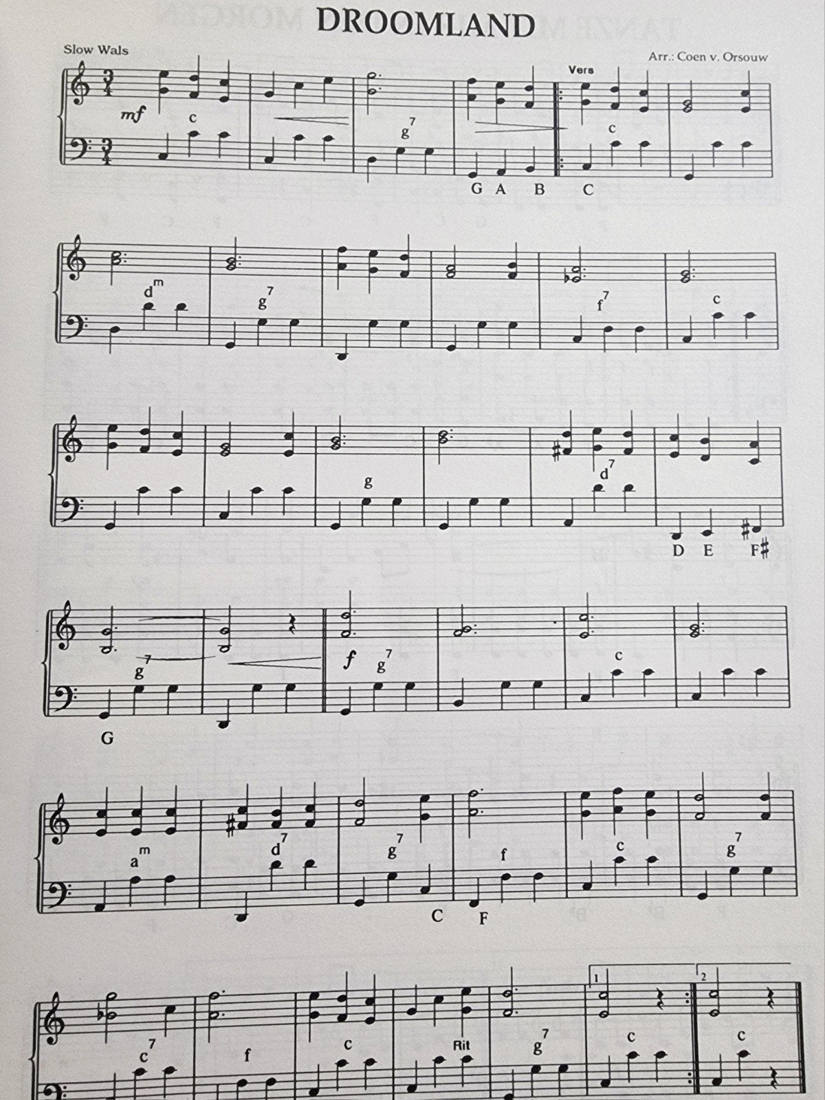 Onvergetelijke Accordeon Successen - Coen van Orsouw Div37, Muziek en Instrumenten, Bladmuziek, Verzenden, Zo goed als nieuw, Thema