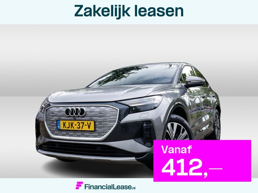 Audi Q4 Sportback e-tron 35 Advanced edition 55 kWh 1e-Eig., Automaat, 12 maanden, Achterwielaandrijving, Gebruikt