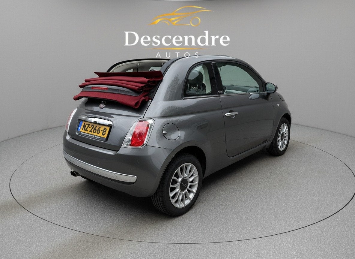 Fiat 500C 1.2 Lounge cabrio 6 maand garantie (bj 2012), Voorwielaandrijving, Euro 5, Gebruikt, 4 cilinders