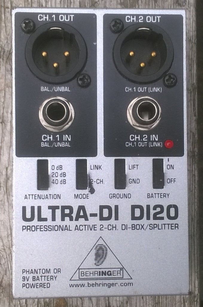 Behringer Ultra-DI, DI-20, Gebruikt, Ophalen of Verzenden, Nb, Nb