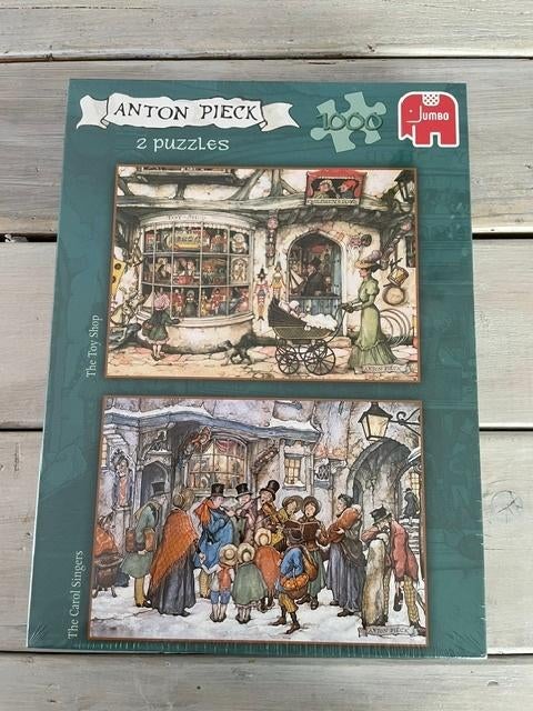 Dubbele puzzel 2 x Anton Pieck. Jumbo NIEUW., Ophalen, 500 t/m 1500 stukjes, Nieuw, Legpuzzel