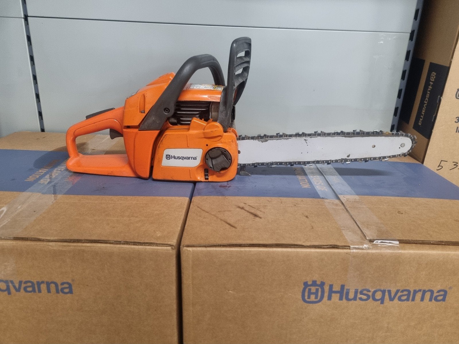 te koop Nette Husqvarna 236 kettingzaag met 38cm blad, Ophalen, Gebruikt, HUSQVARNA