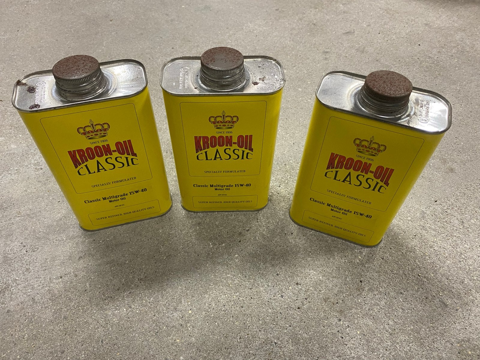 Kroon-Oil Classic Multigrade 15W-40 Motorolie (3 stuks), Ophalen of Verzenden, Gebruikt