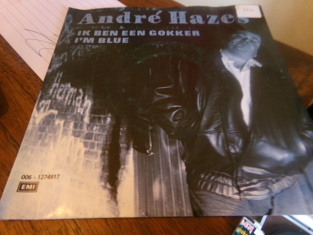André Hazes – Ik Ben Een Gokker / I'm Blue - 1989, Cd's en Dvd's, Ophalen of Verzenden, Gebruikt, Nederlandstalig
