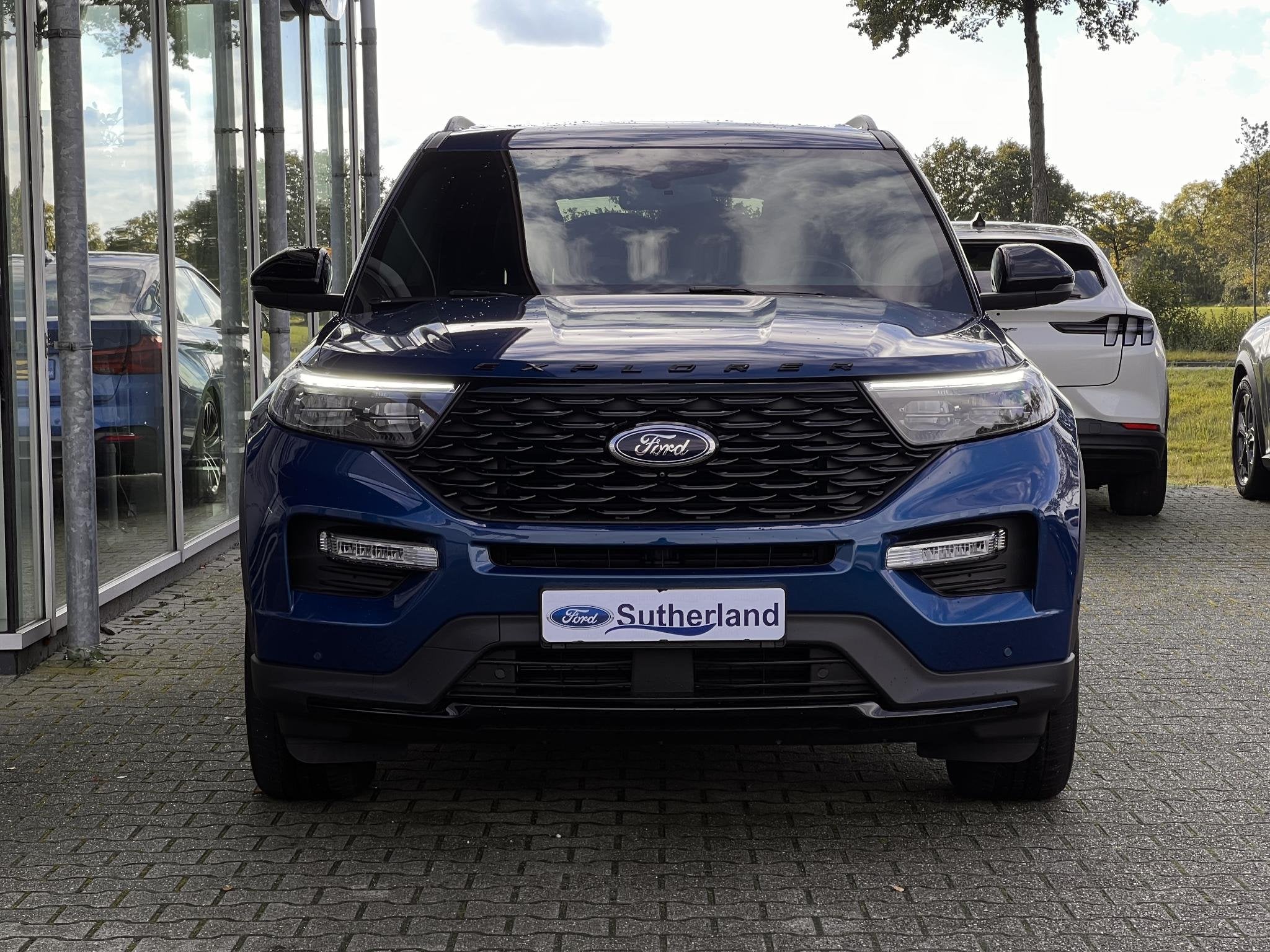 Ford Explorer 3.0 V6 EcoBoost PHEV ST-Line | Trekhaak | Pano, Auto's, Automaat, 14 kWh, Blauw, Bedrijf