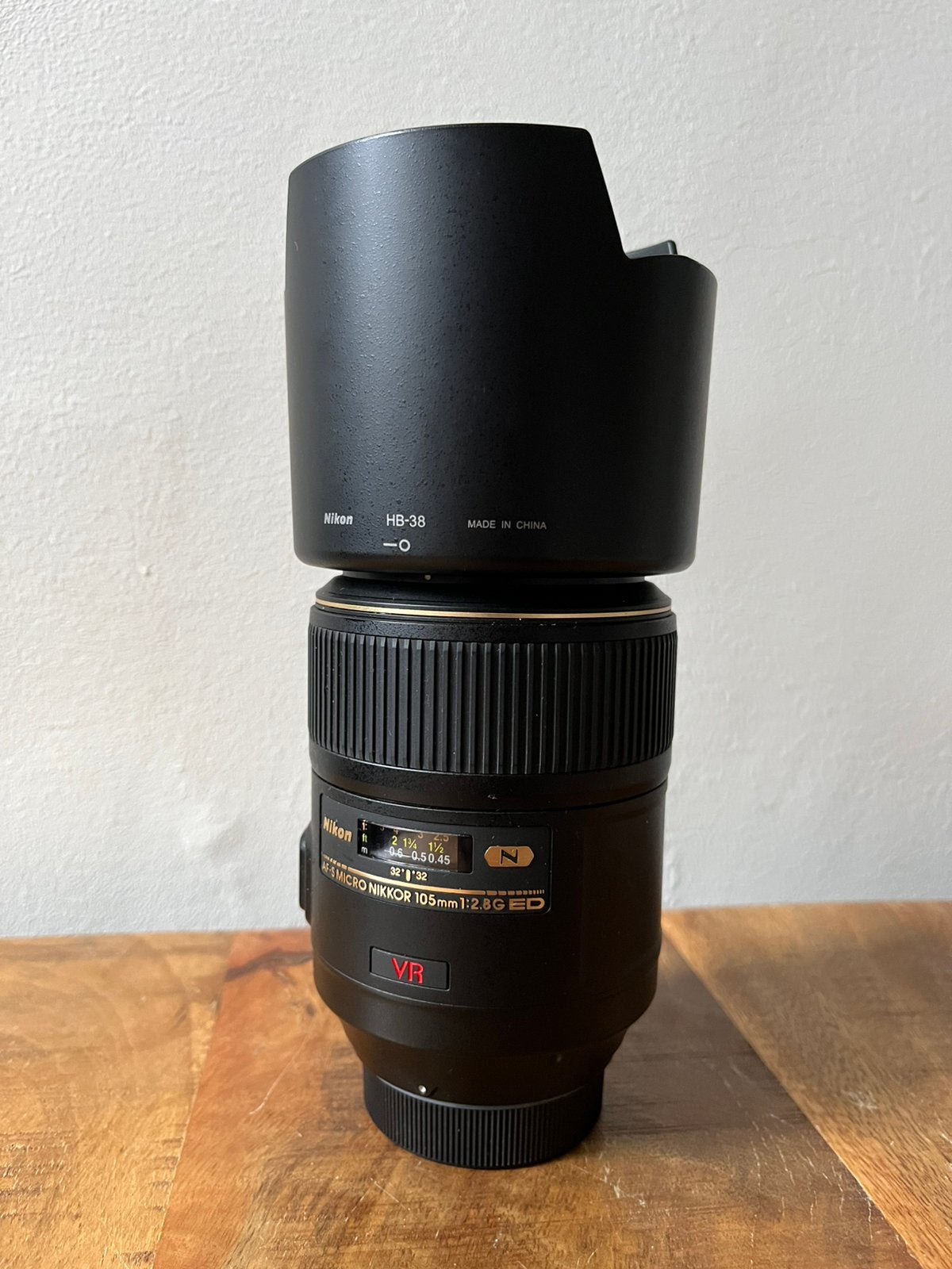 Nikon AF-S 105mm f/2.8 G VR Micro, Audio, Tv en Foto, Ophalen of Verzenden, Zo goed als nieuw, Macrolens