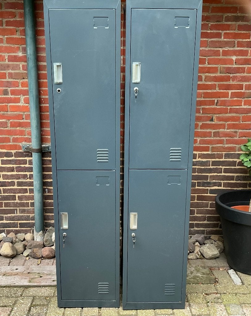 2x Metalen lockerkasten, Huis en Inrichting, Ophalen, Gebruikt, Industrieel