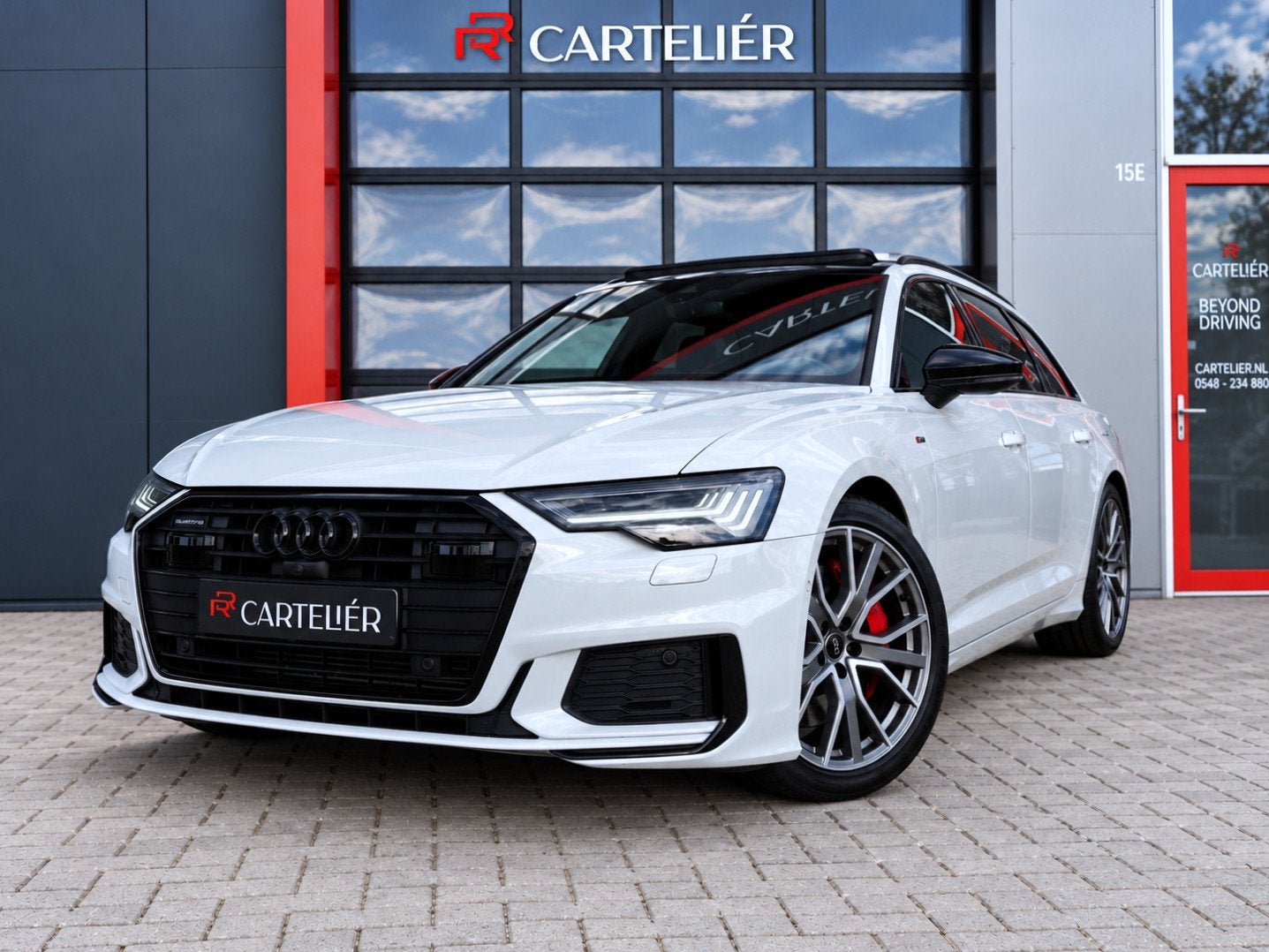 Audi A6 Avant 55 TFSI e S-Line Quattro Competition 367PK | 3, Automaat, Dealer onderhouden, Gebruikt, Zwart