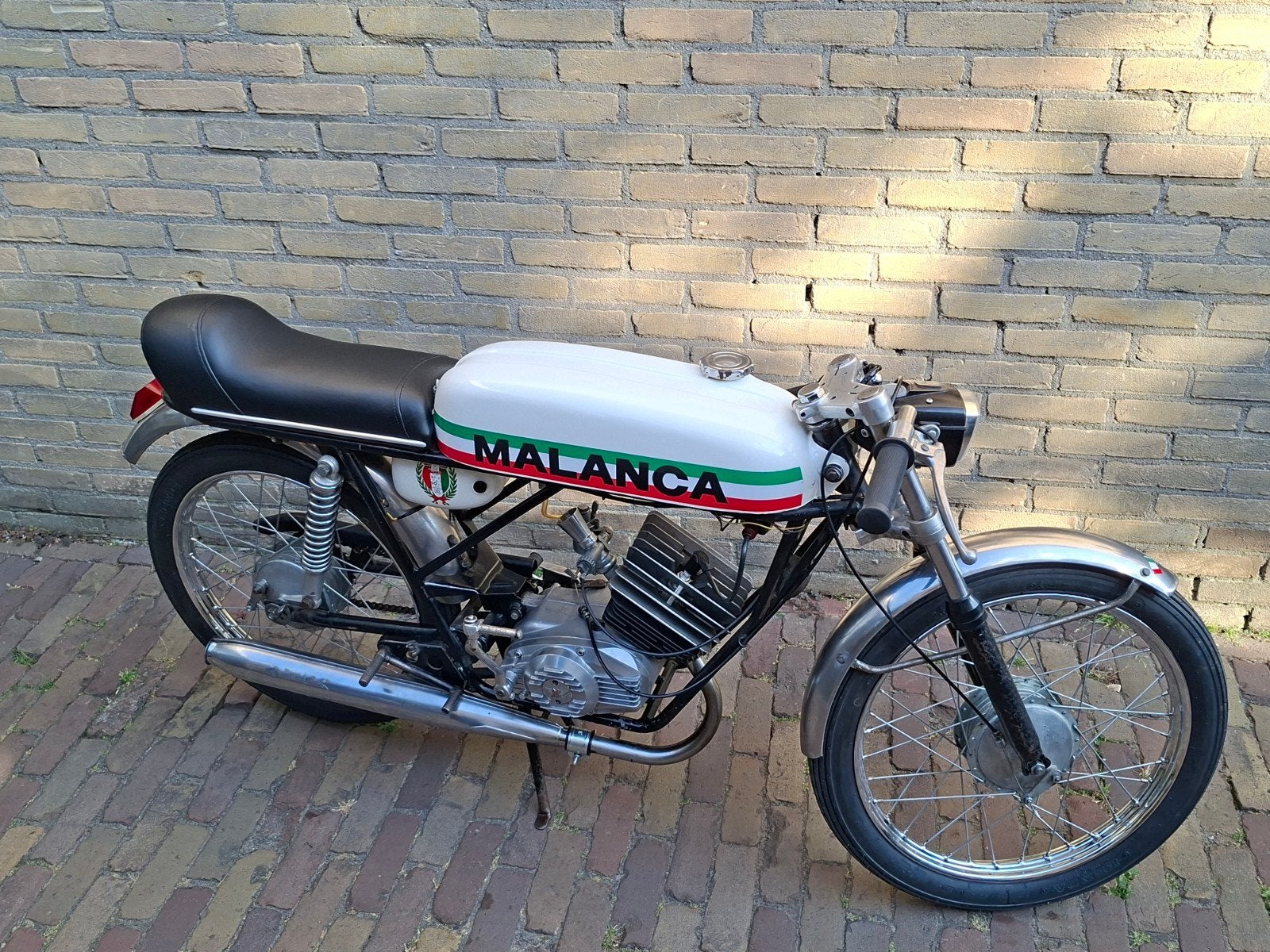 Malanca Testarossa 5v 1968, Fietsen en Brommers, Brommers | Oldtimers, Maximaal 45 km/u, 50 cc, 5 versnellingen, Ophalen