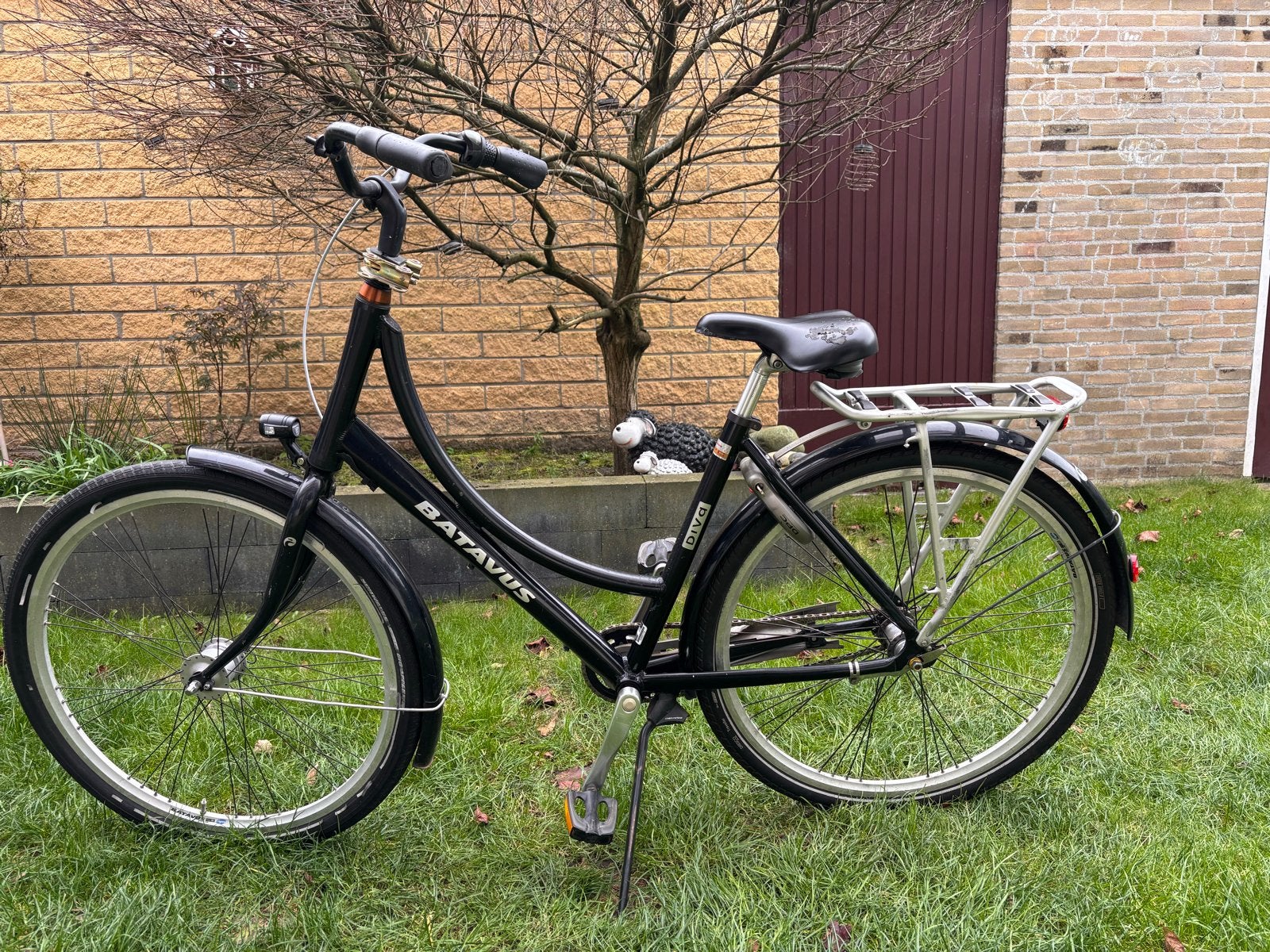Batavus Diva Damesfiets - Zwart, Zo goed als nieuw, Fietsen en Brommers, Ophalen, 53 tot 56 cm, (Extra) lage instap, Batavus