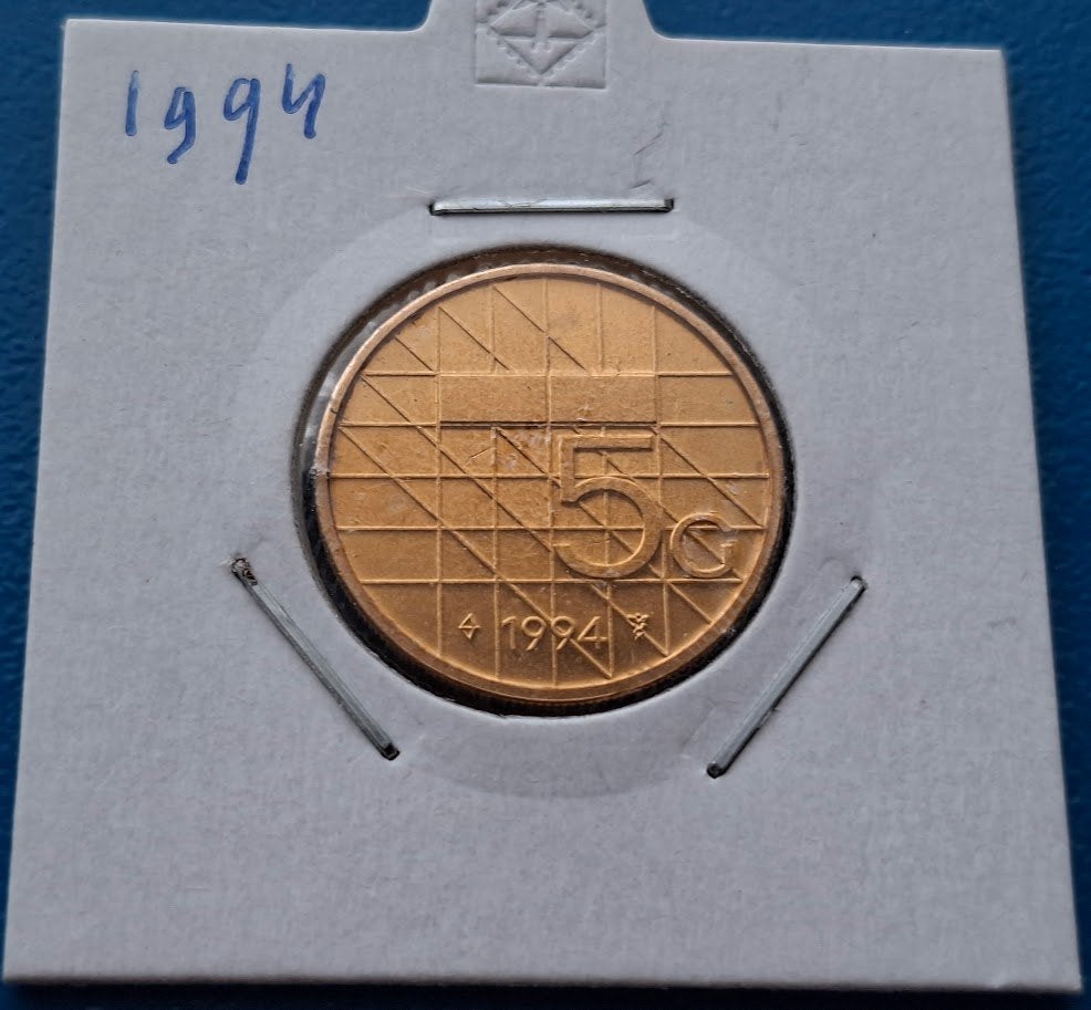 5 gulden 1994 - Beatrix, Ophalen of Verzenden, Koningin Beatrix, 5 gulden