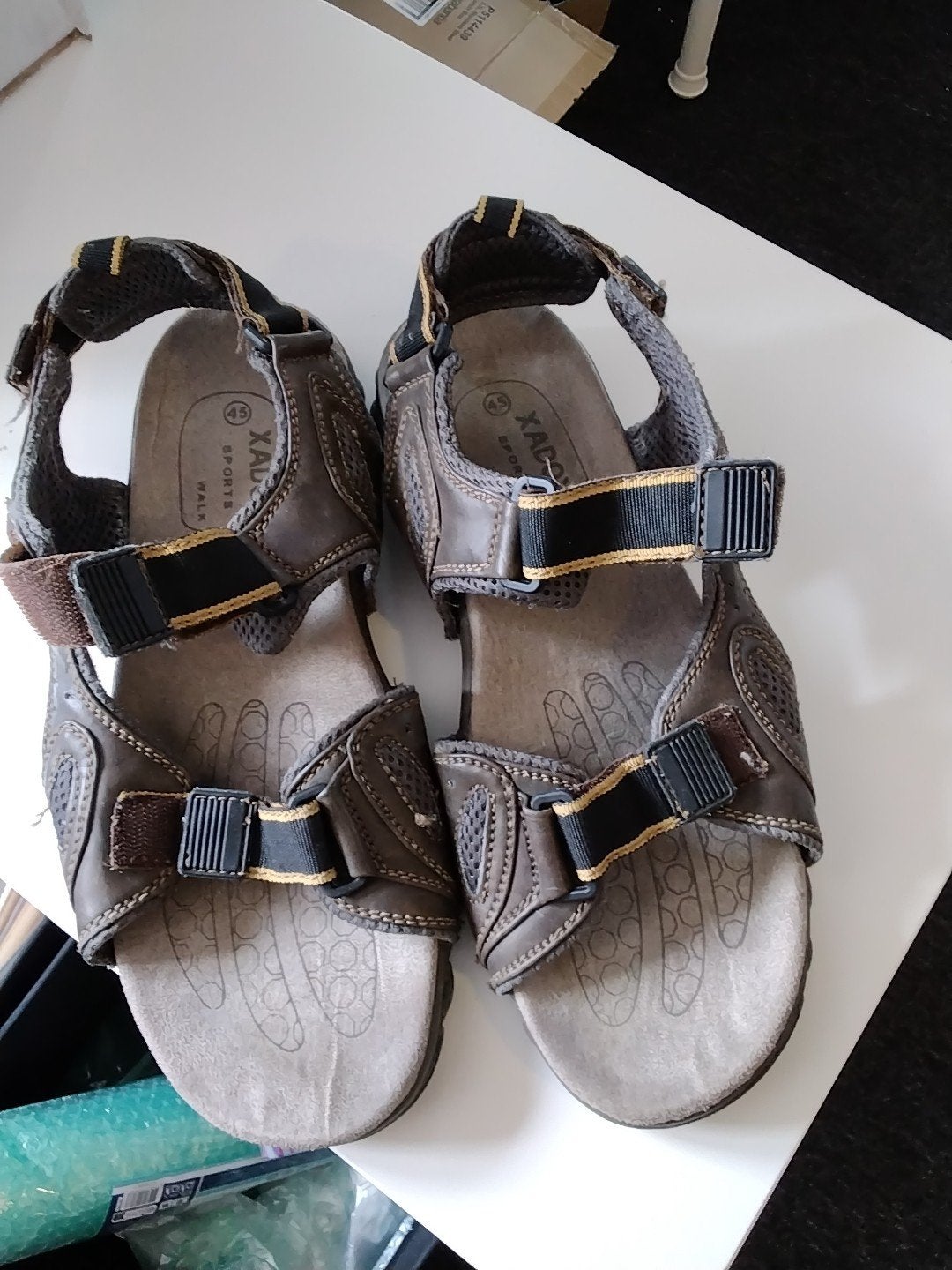 HERENSANDALEN MAAT 45, Ophalen of Verzenden, Zo goed als nieuw