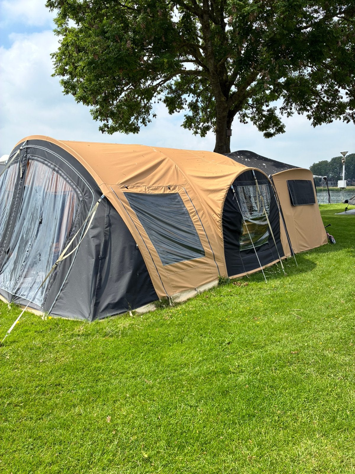 Cabon sunrider xl 4-8 prsoons uit 2025, Caravans en Kamperen, Vouwwagens, Ophalen, Beige, Cabanon, Meer dan 6