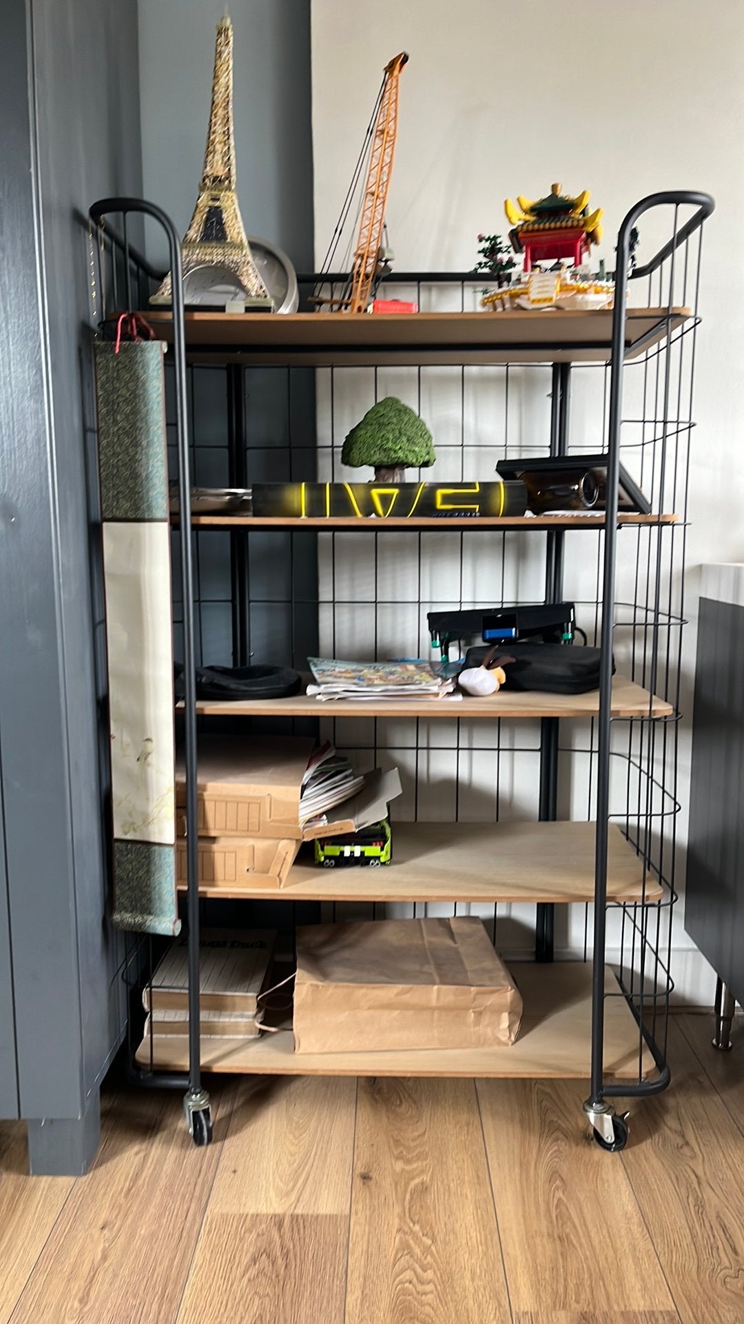 Bakkerskast vintage 135cm hoog, Ophalen, Zo goed als nieuw