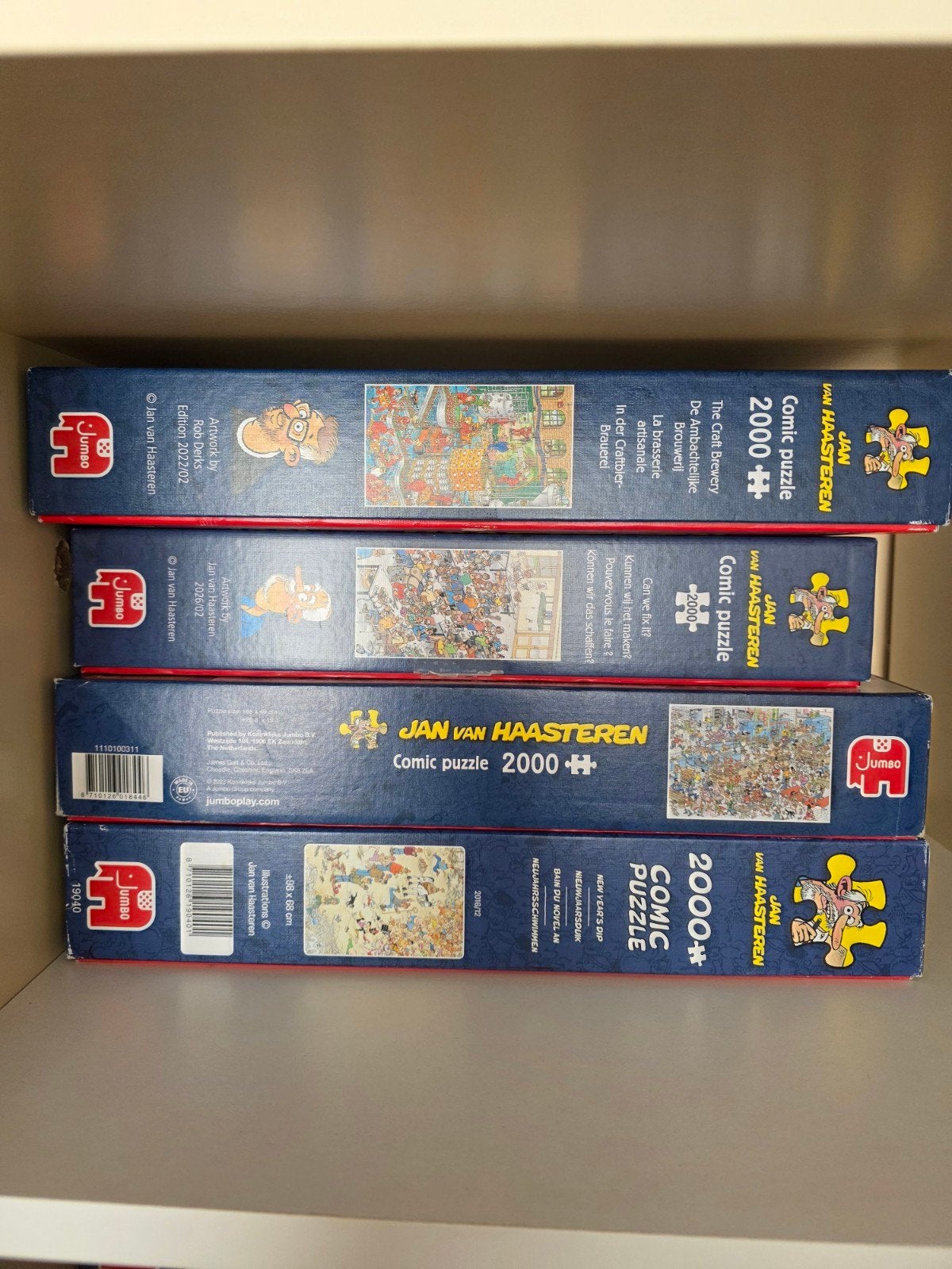 Jan van Haasteren puzzels, Ophalen of Verzenden, Meer dan 1500 stukjes, Gebruikt, Legpuzzel