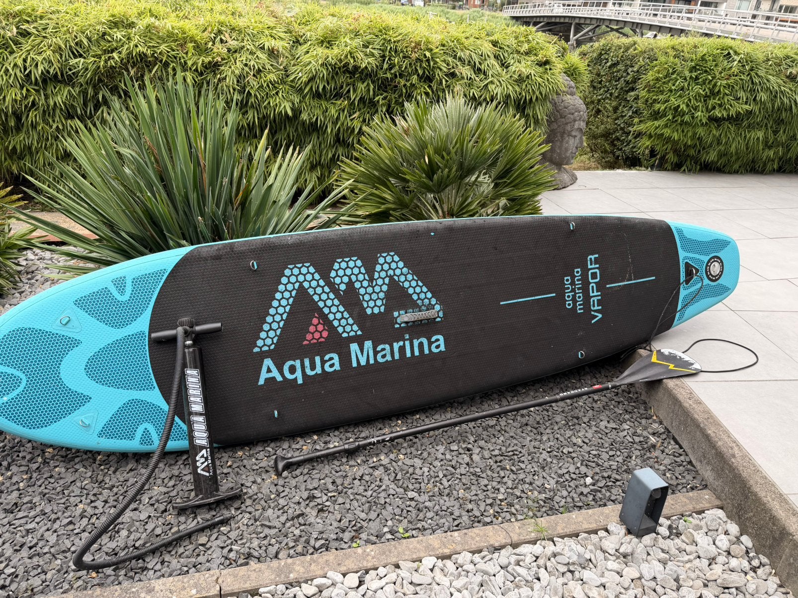 Opblaasbare sub met paddel en pomp, Watersport en Boten, Suppen, Ophalen, Gebruikt, SUP-boards
