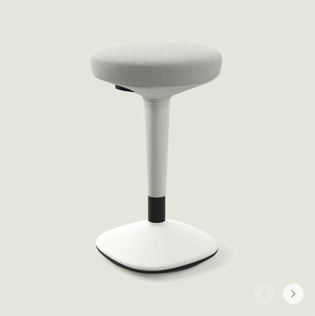 Desktronic Wiebelkruk / Swopper / Balanskruk (nieuw), Huis en Inrichting, Bureaustoelen, Wit, Nieuw, Ophalen of Verzenden, Bureaukruk